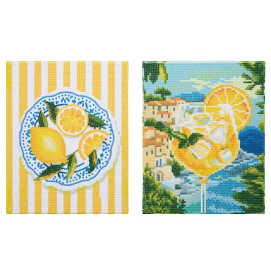 8" x 10" Lemon Spritz Diamond Art Kit by Make Market®